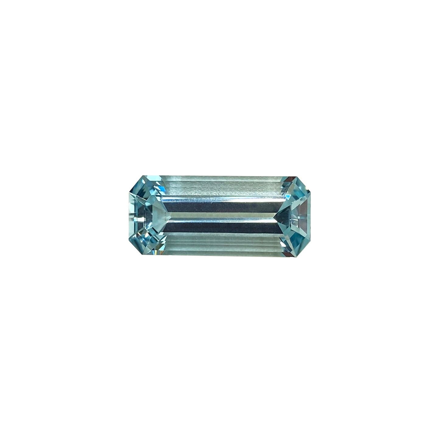 14.44ct Emerald Cut A Color Aquamarine