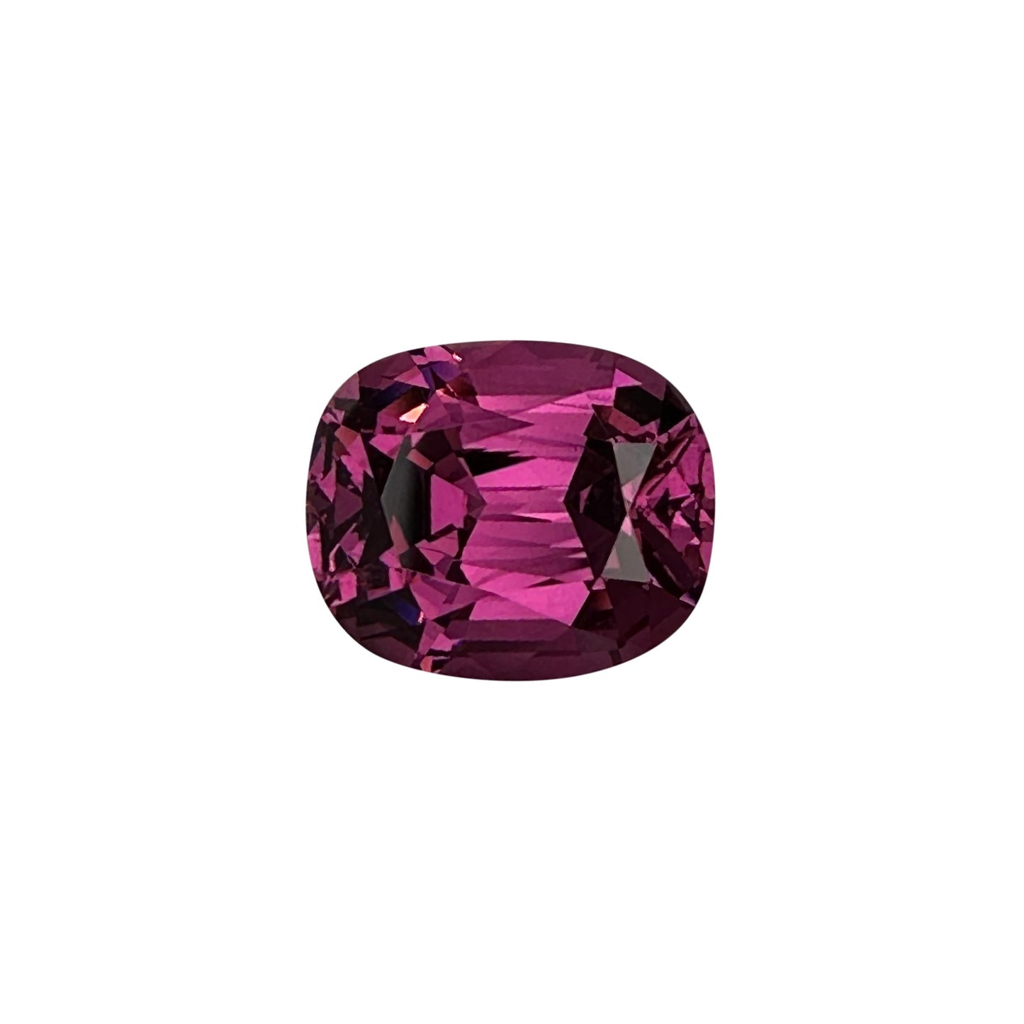 5.45ct Cushion Medium Pink Rhodolite