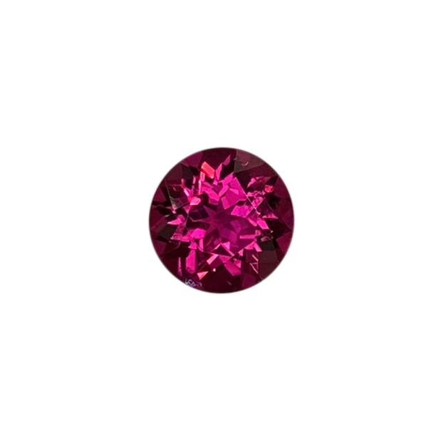 7.25mm Round Fuchsia Color Rubellite