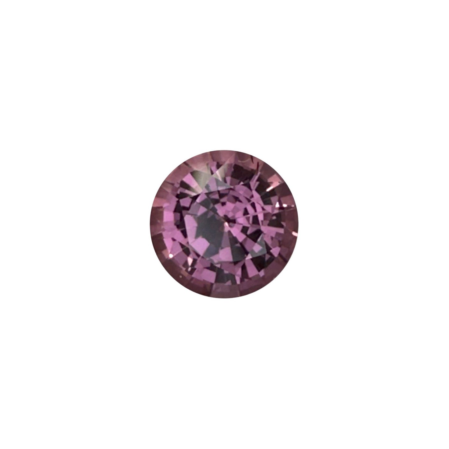 3.28ct Round Violet Malaya Garnet