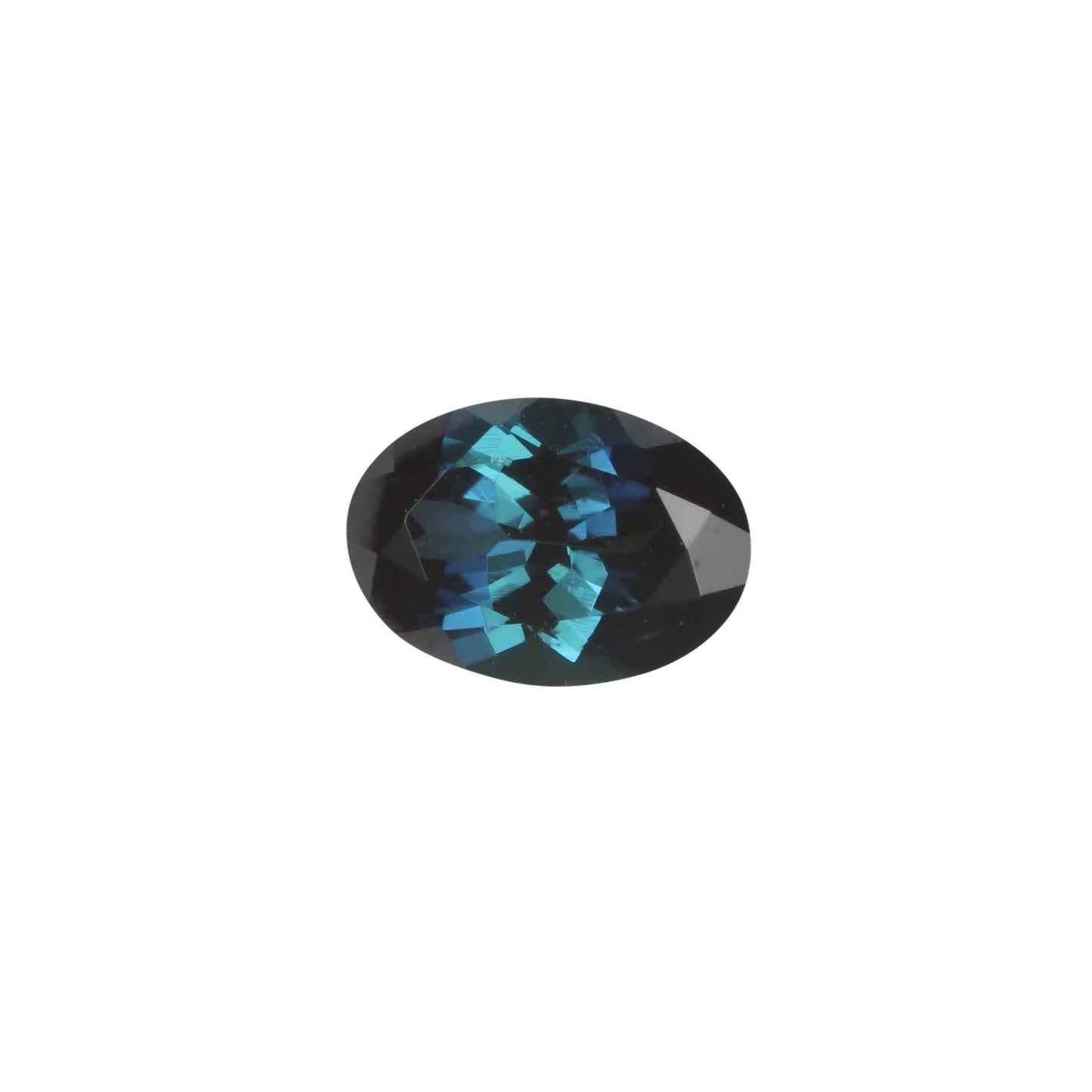6.9x5mm Oval Medium Blue Tourmaline