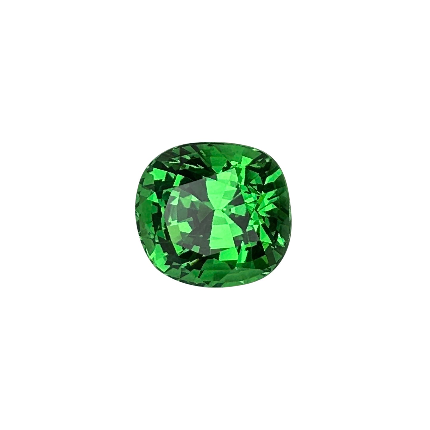 2.08ct Cushion Bright Green Tsavorite