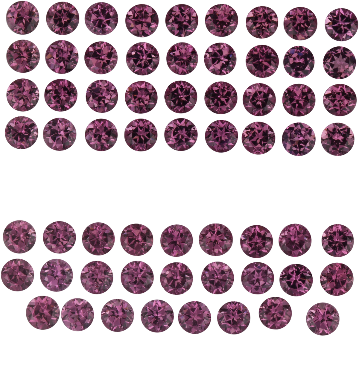 3.5mm Round Magenta Garnet