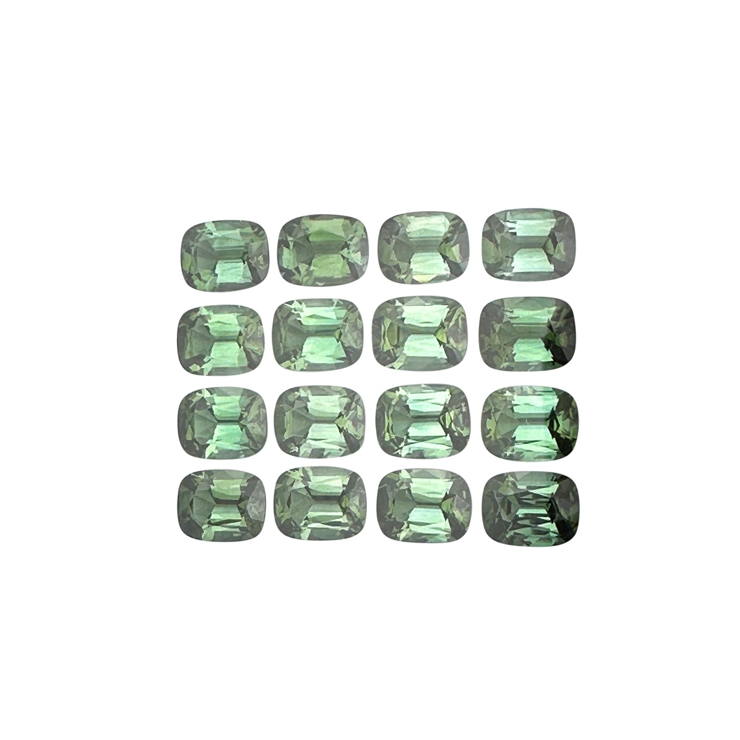 9x7mm Cushion Green Tourmaline