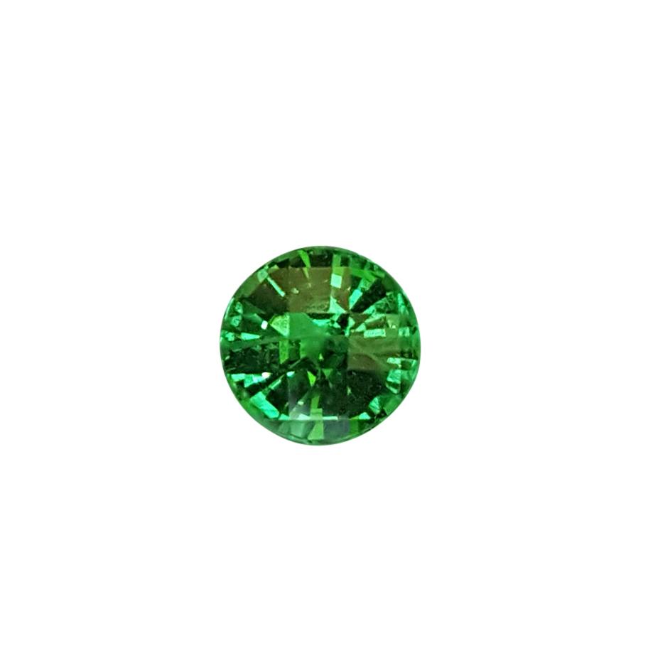 6.5mm Round Bright Green Tsavorite