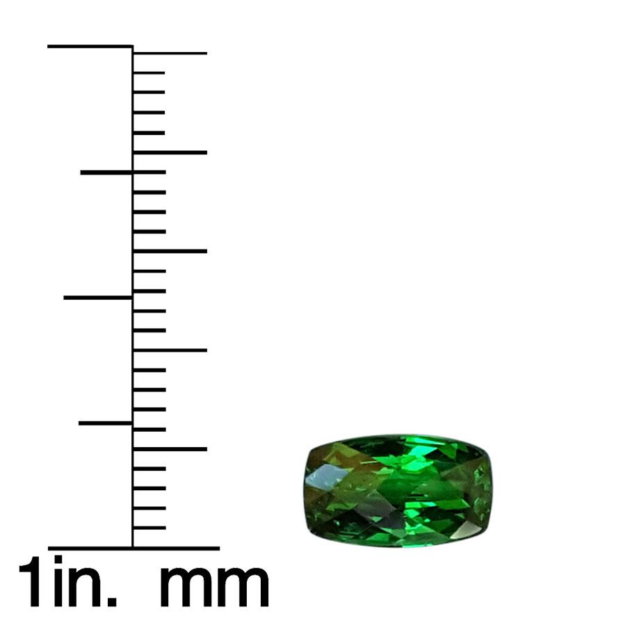 1.86ct Cushion Fine Intense Green Tsavorite