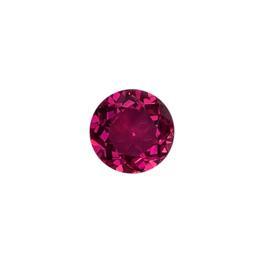 8mm Round Reddish Color Rubellite