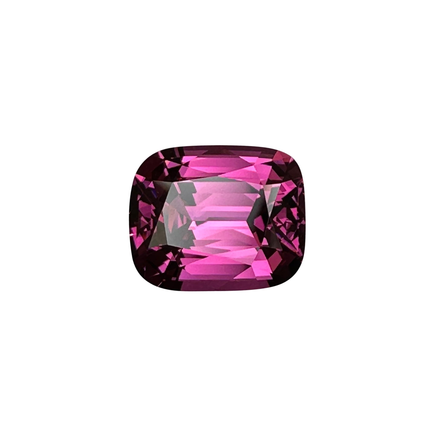 6.13ct Cushion Medium Pink Rhodolite