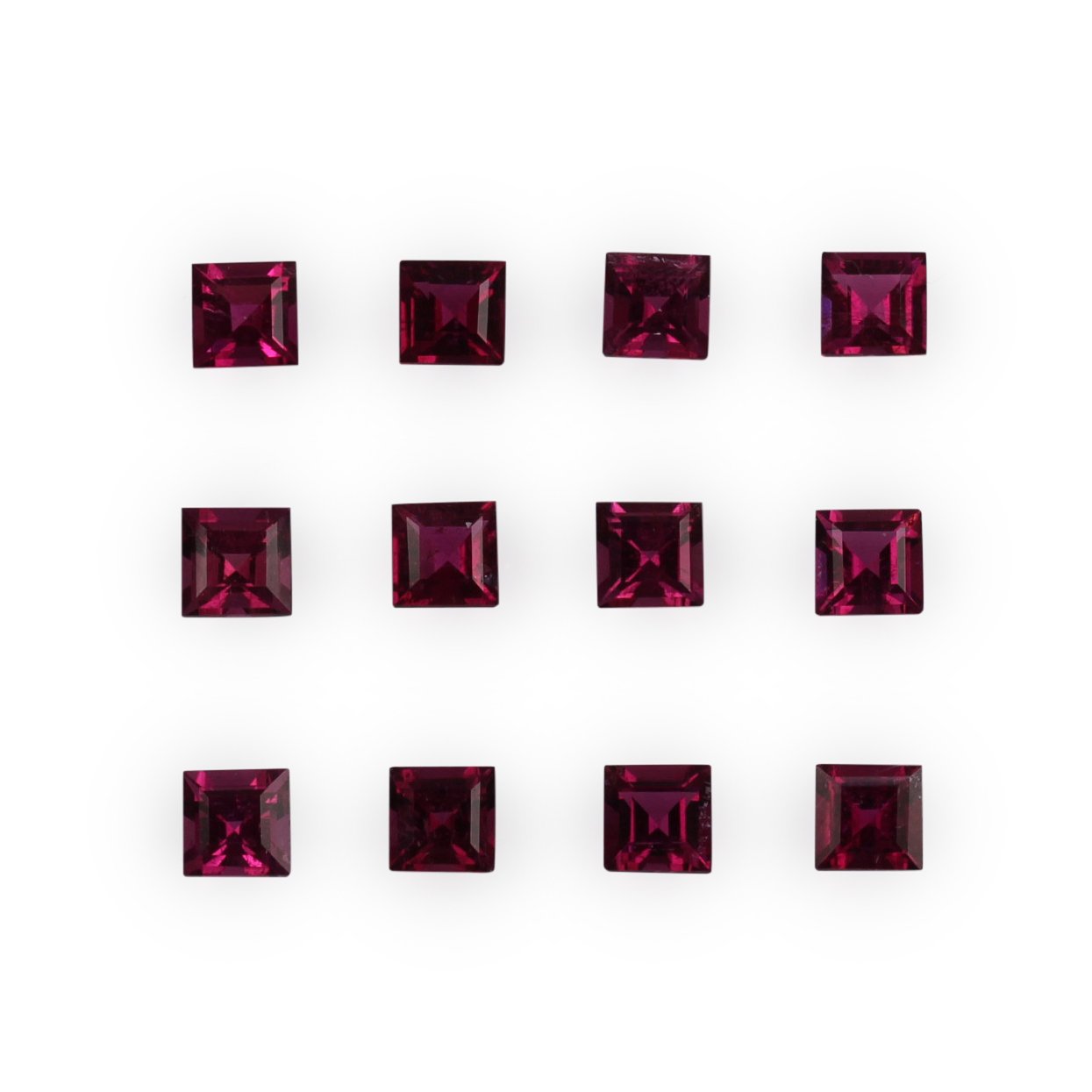 5mm Square Rubellite