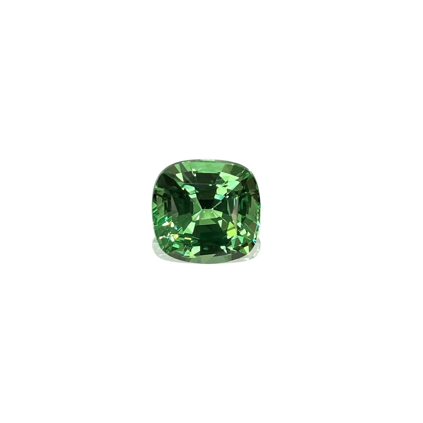 6.03ct Cushion Fine Mint Green Tsavorite
