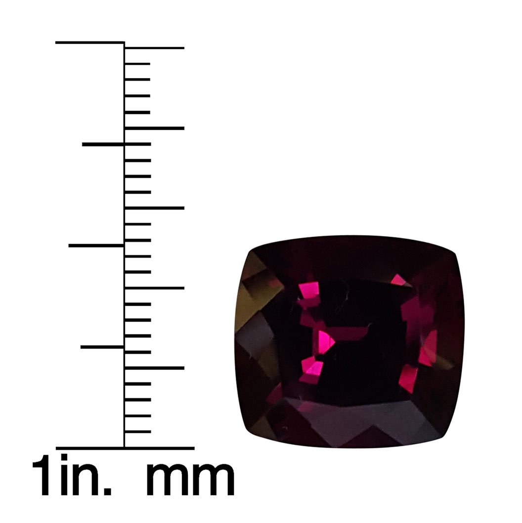 12.92ct Cushion AAA Color Rhodolite