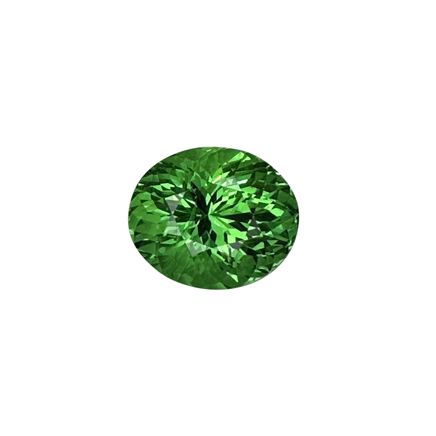 3.07ct Oval Bright Green Tsavorite