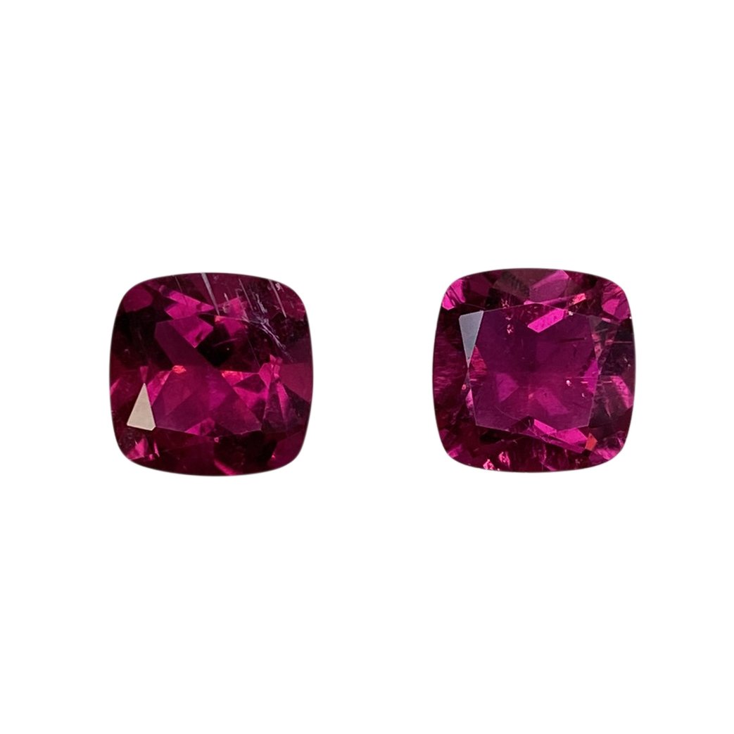 8mm Cushion Fuchsia Color Rubellite