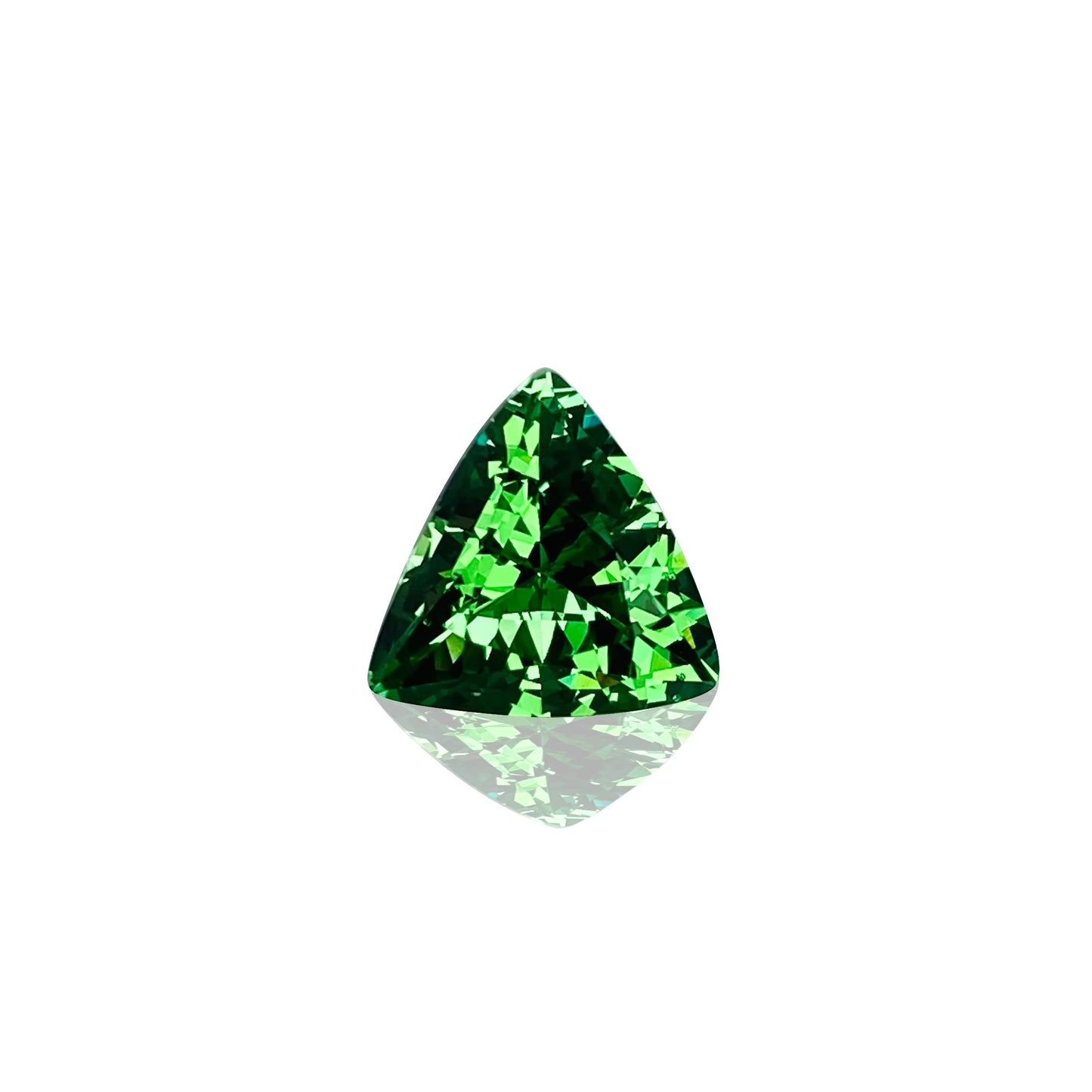 3.75ct Trillion Bright Green Tsavorite