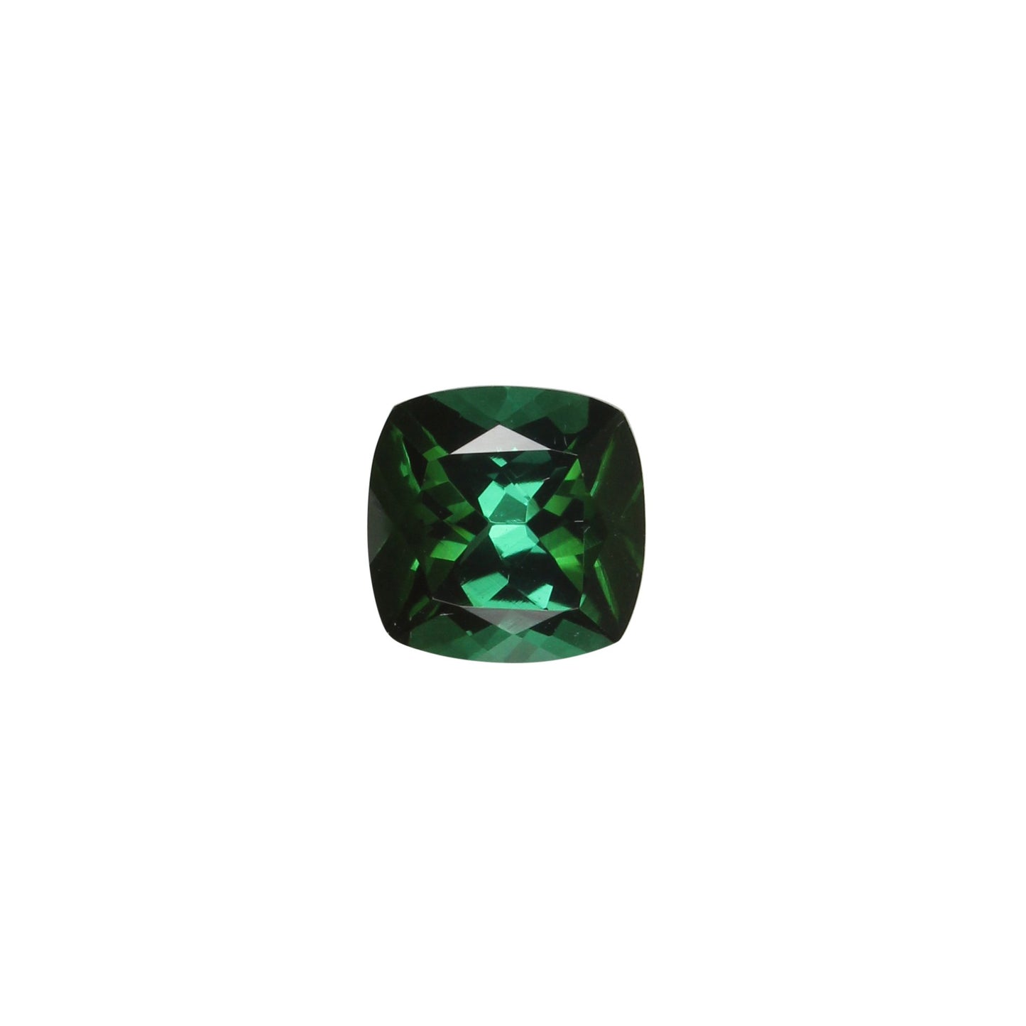 7mm Cushion Medium Blue-Green Tourmaline