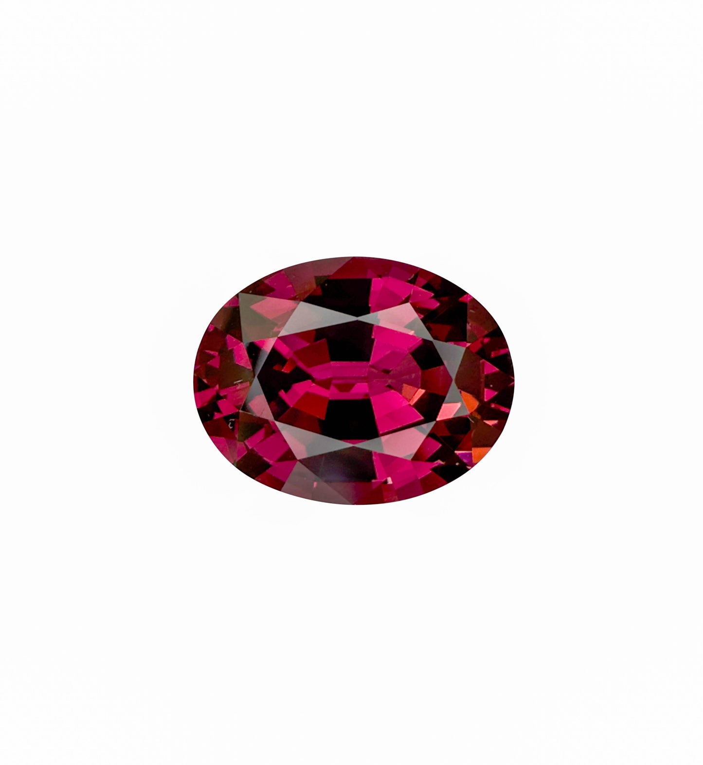 10.91ct Oval Open Burgundy Rhodolite