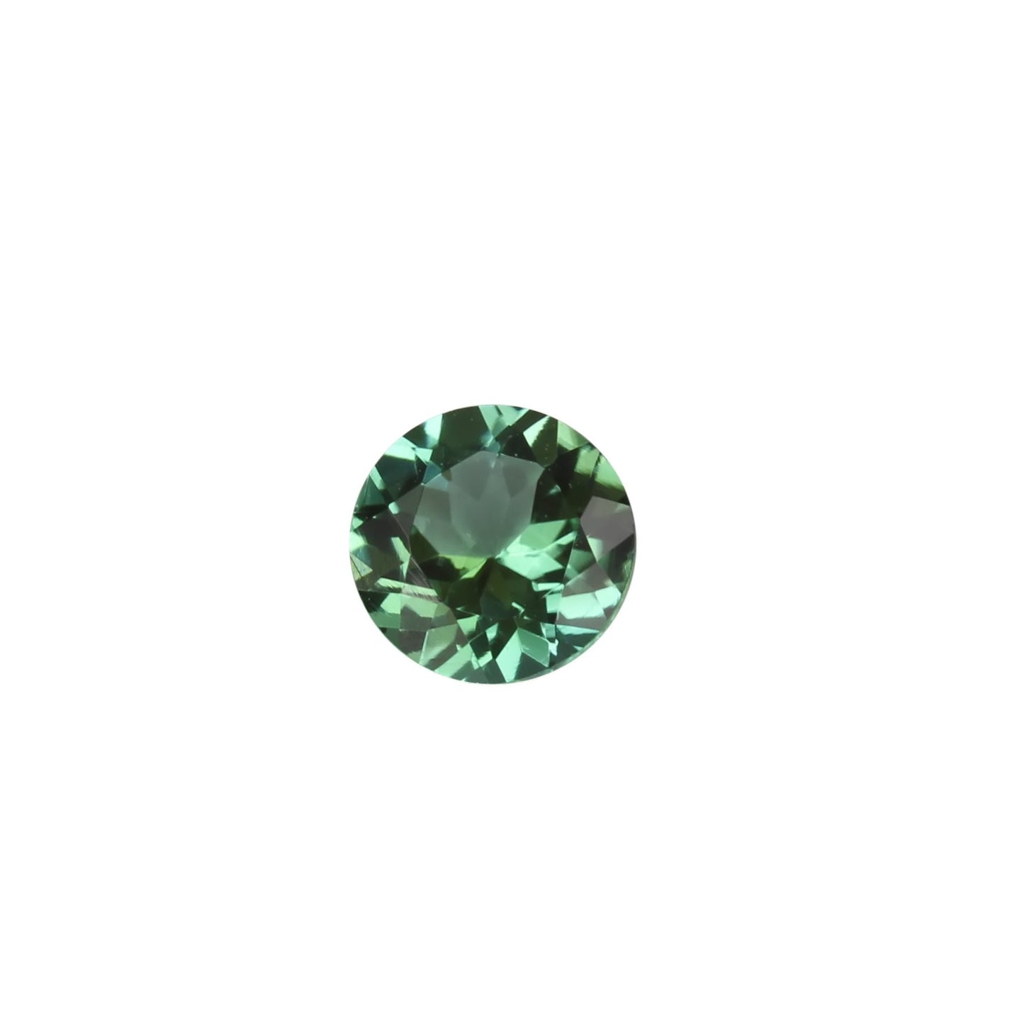 5mm Round Light Blue Green Tourmaline
