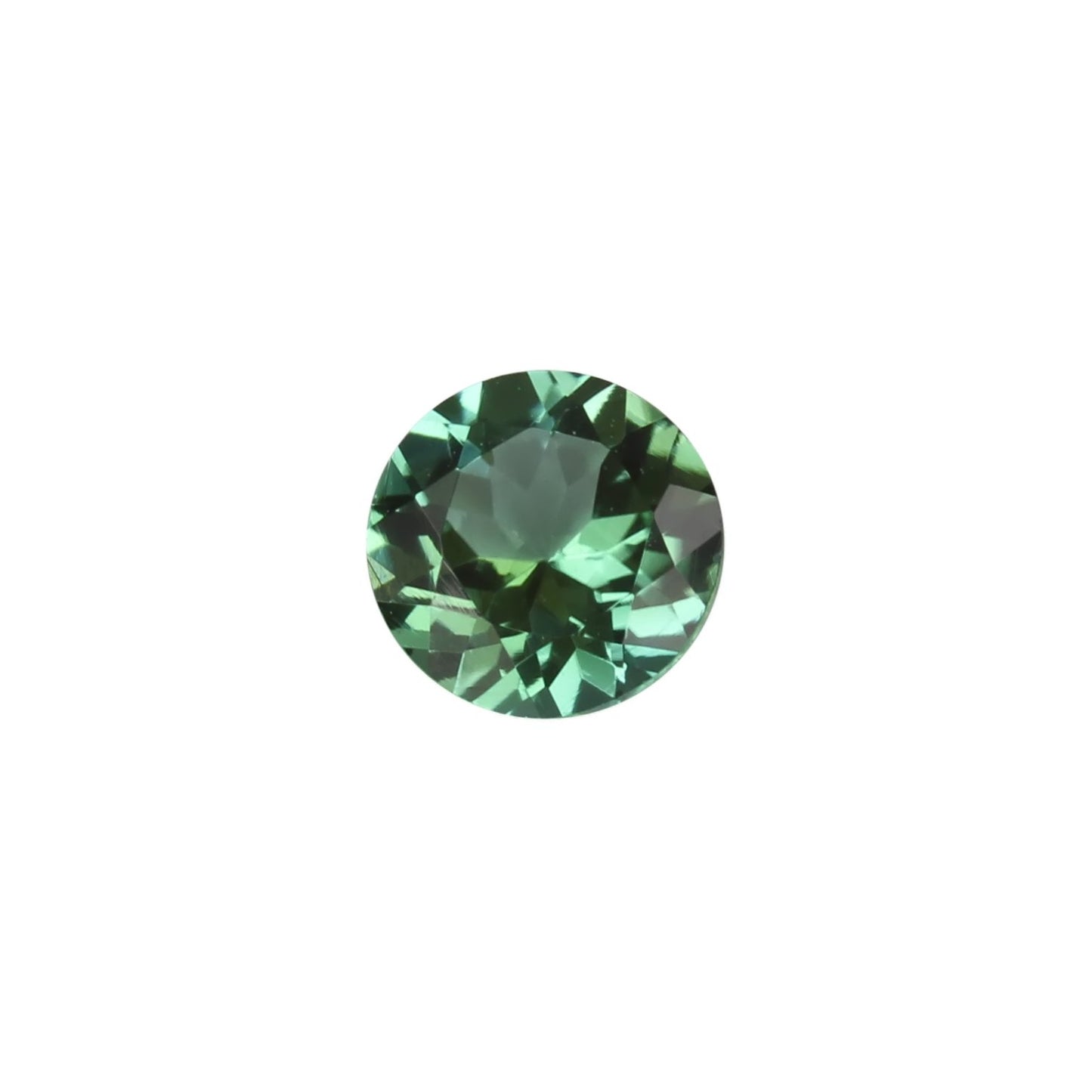 5mm Round Light Blue Green Tourmaline