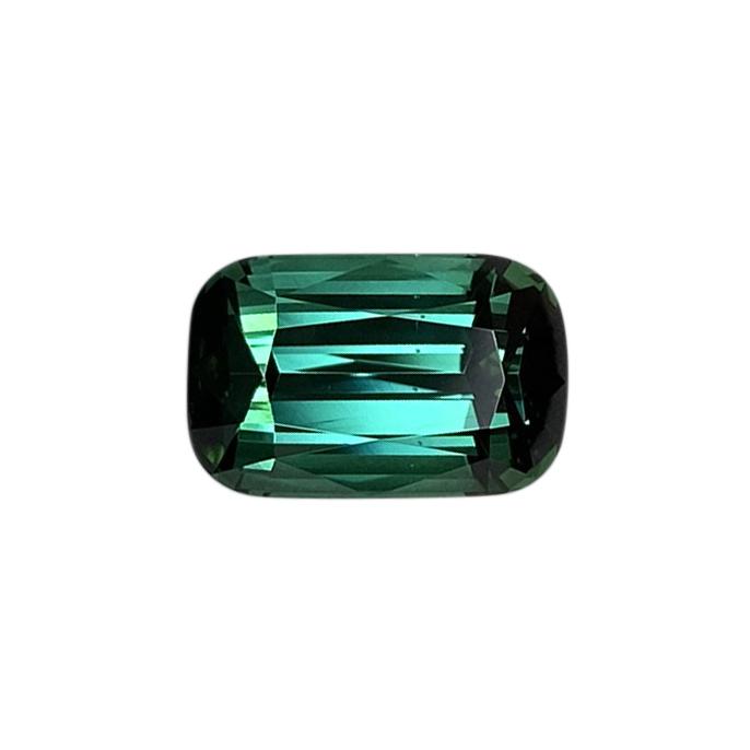 4.04ct Cushion Medium Blue-Green Tourmaline