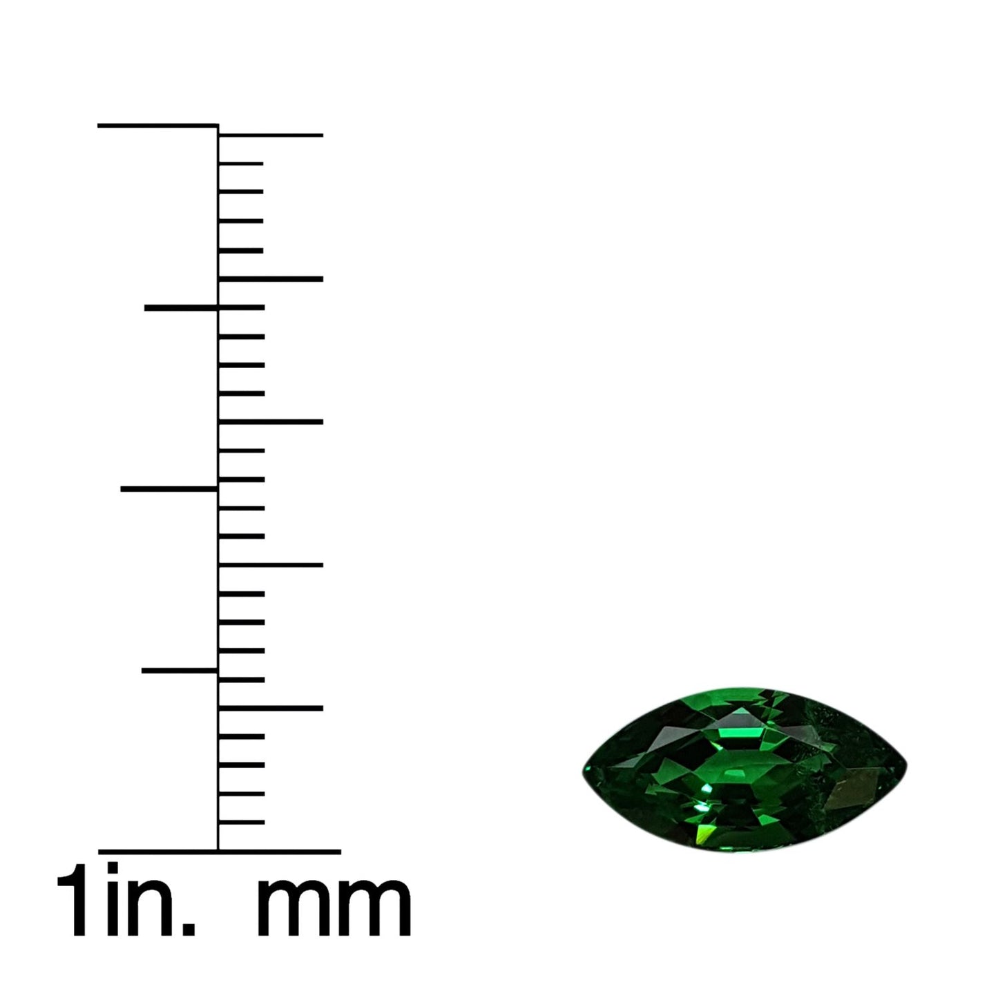 2.4ct Marquise Fine Intense Green Tsavorite