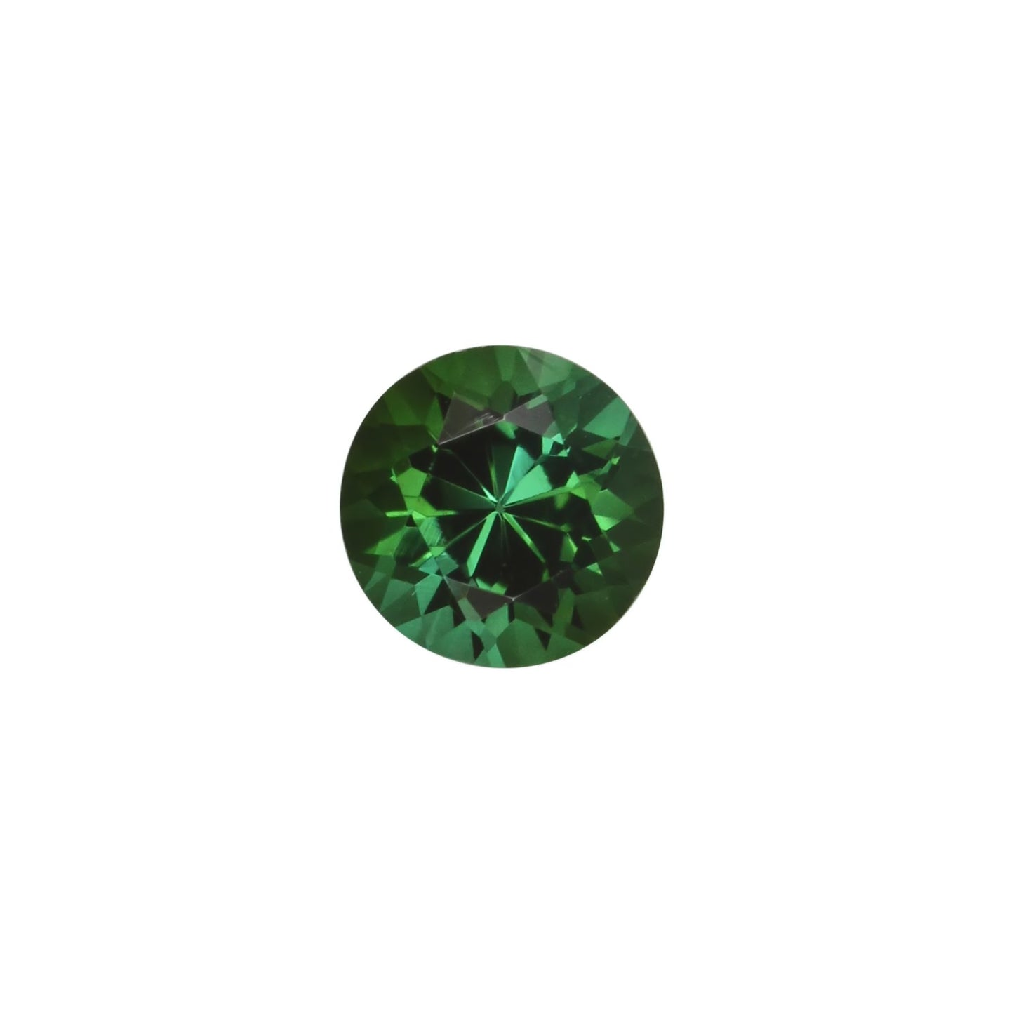 5.9mm Round Medium Blue-Green Tourmaline