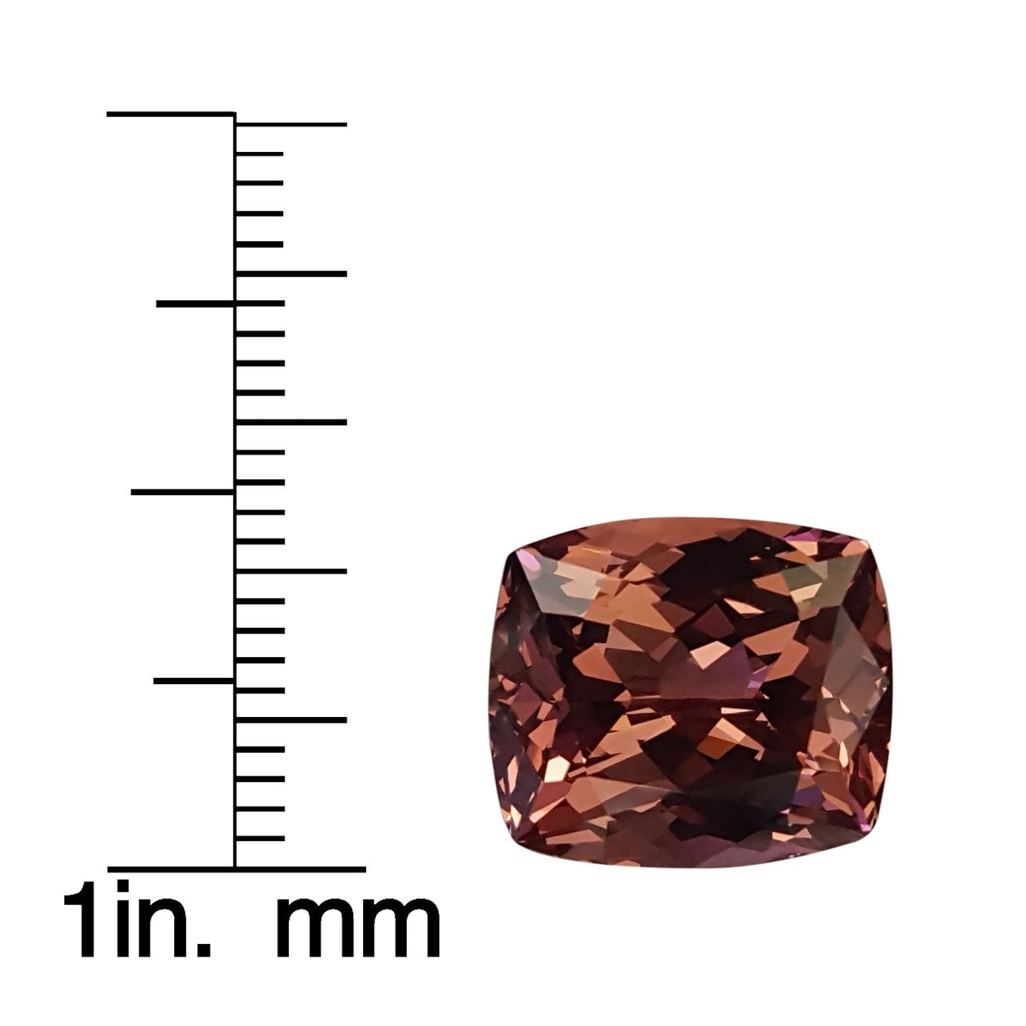 12.21ct Cushion Malaya Garnet
