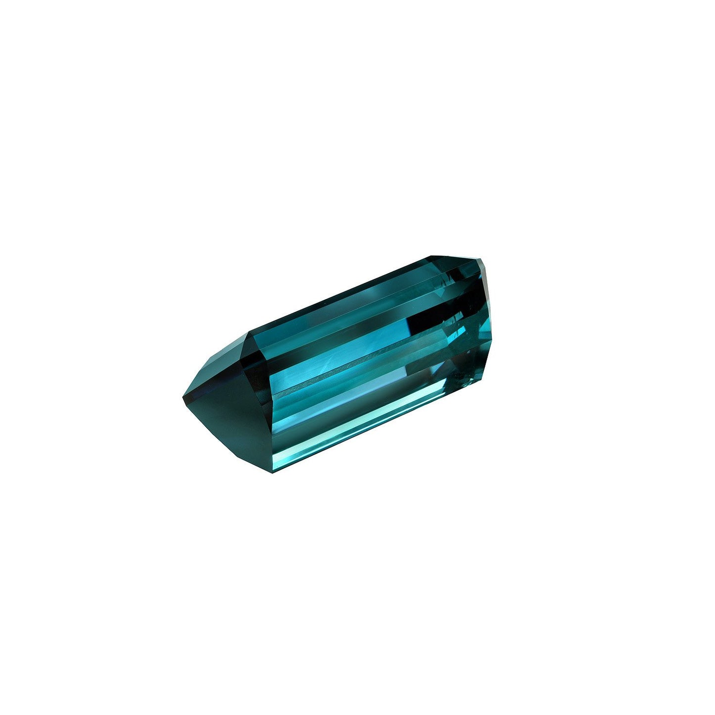 Emerald Cut Blue Tourmaline