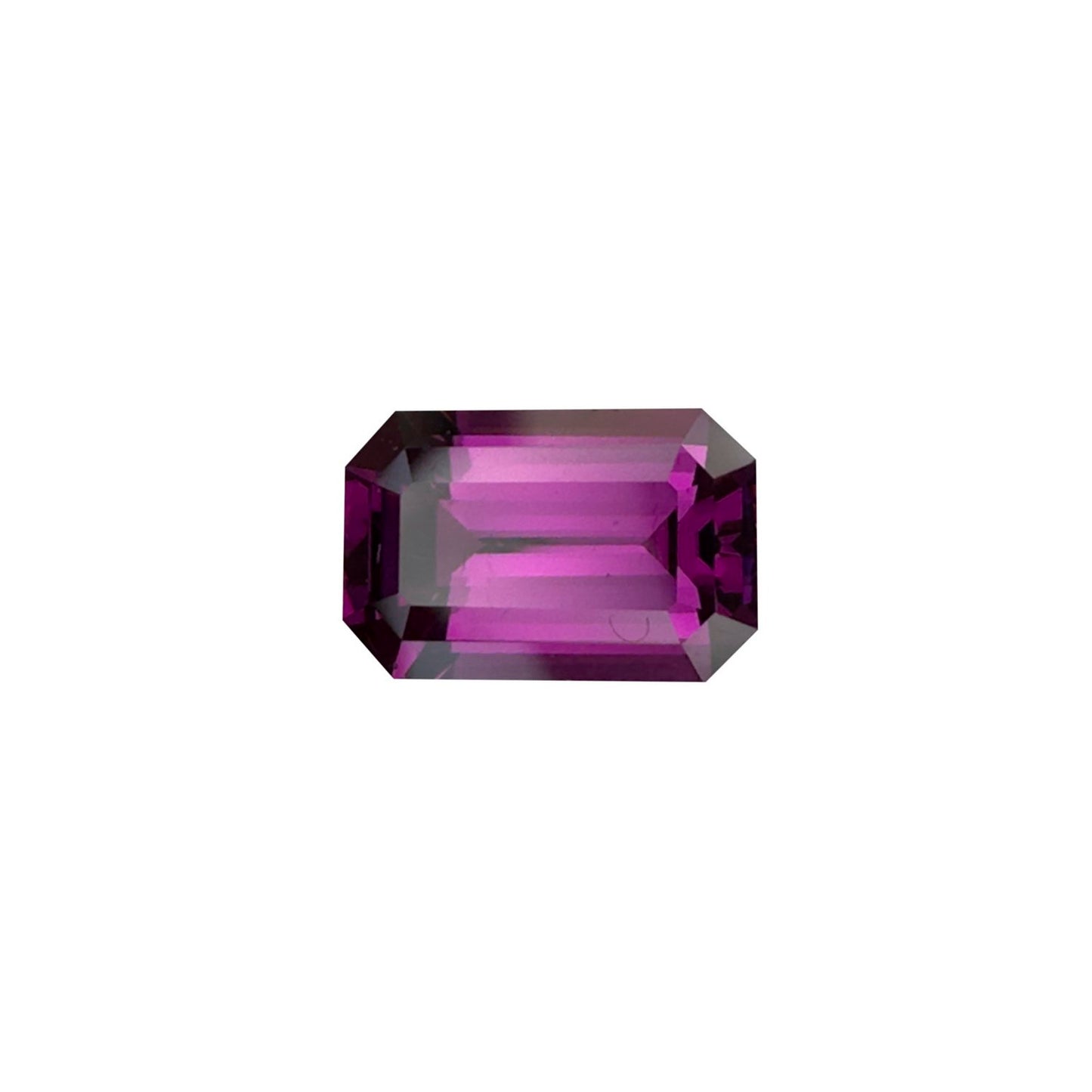 2.39ct Emerald Cut AAA Color Rhodolite