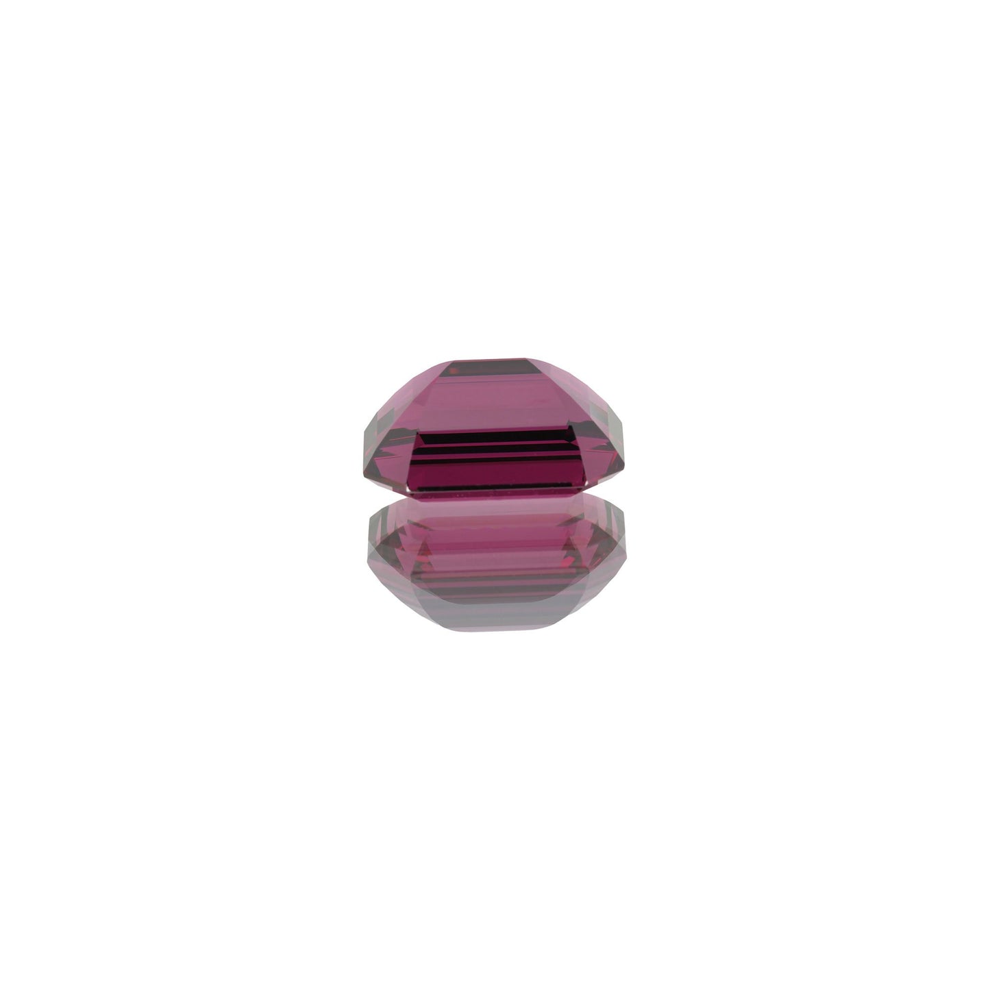 13.36ct Emerald Cut AAA Color Rhodolite