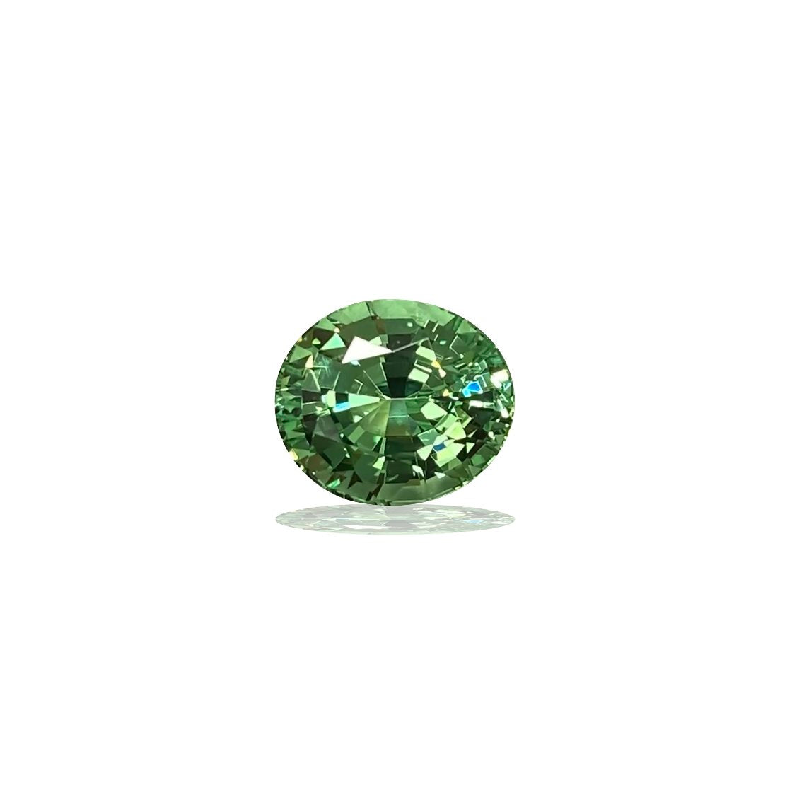 5.73ct Oval Fine Mint Green Tsavorite