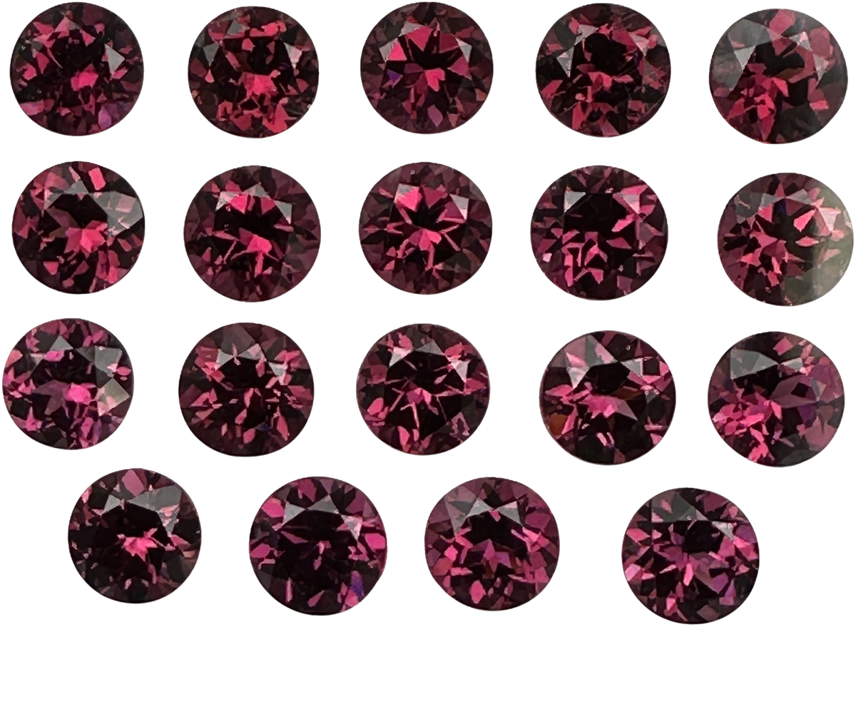 6.0mm Round Rhodolite Garnet