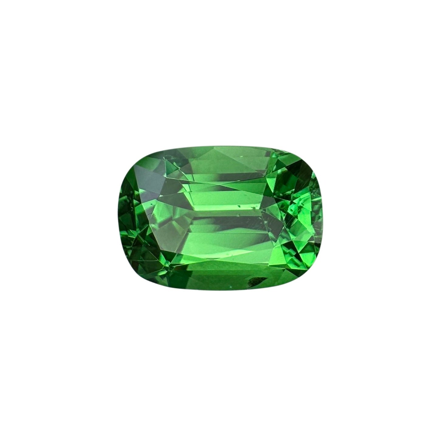 2.3ct Cushion Bright Green Tsavorite