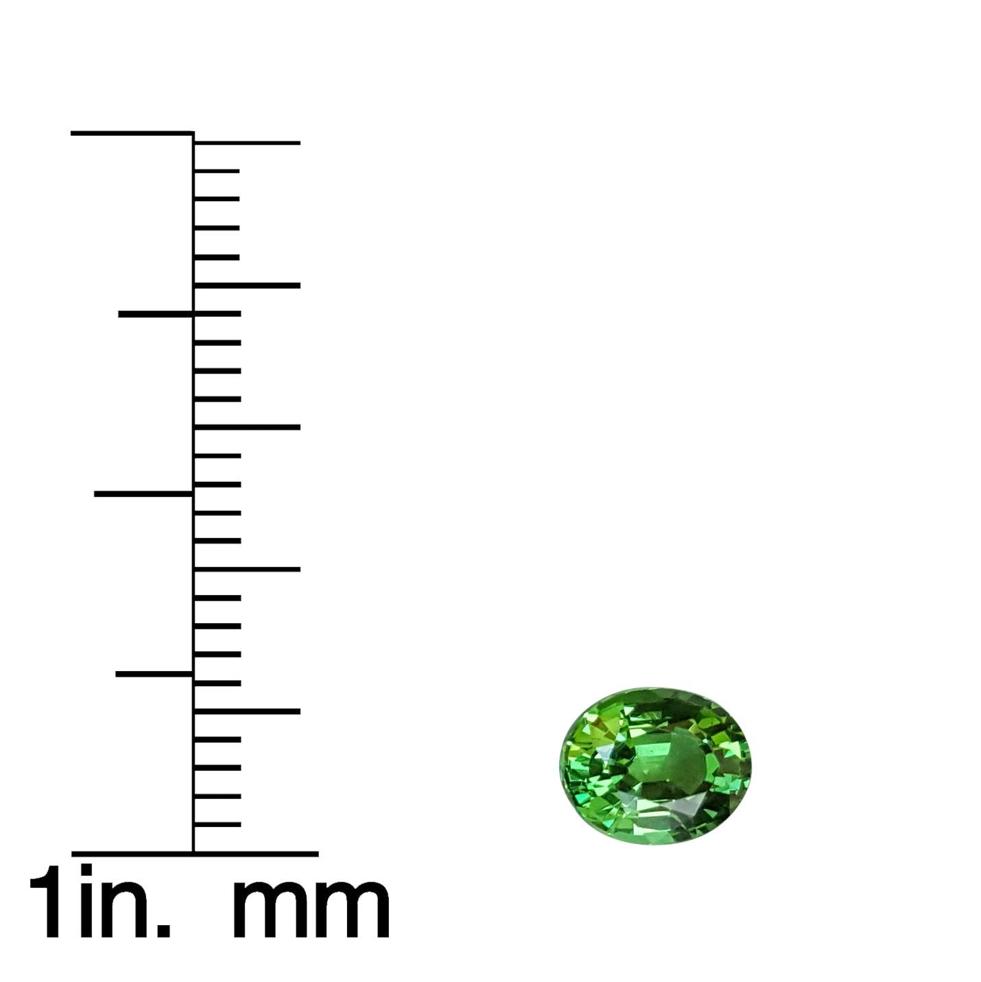 1.06ct Oval Bright Green Tsavorite