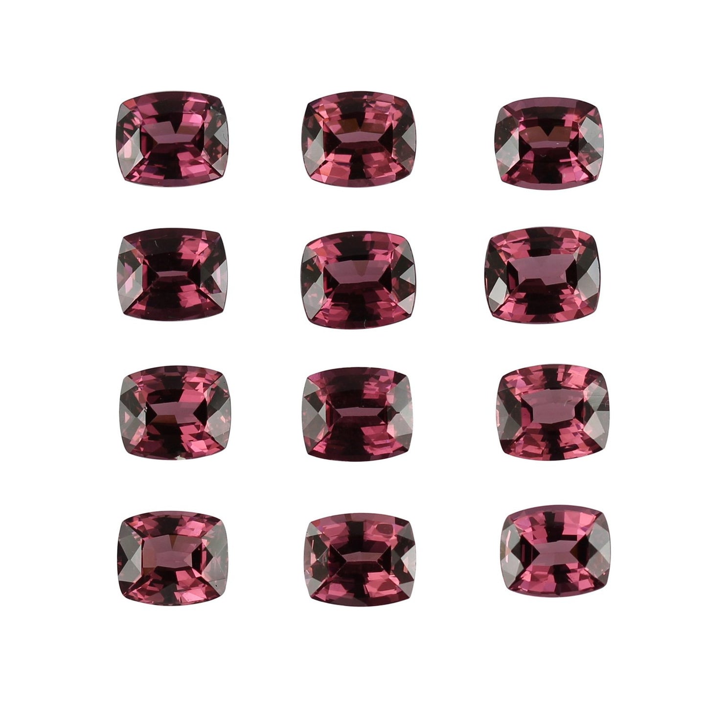 7x6mm Cushion Light Pink Rhodolite