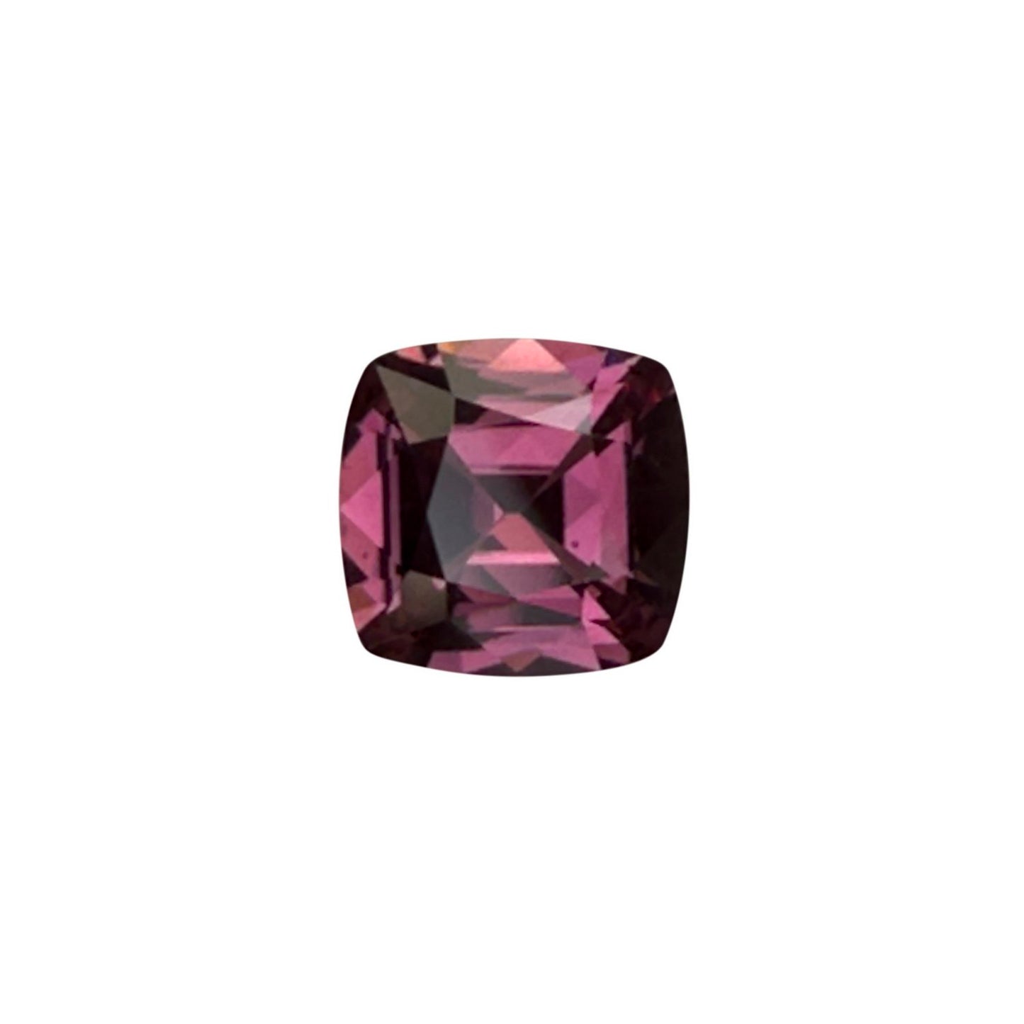 2.02ct Cushion Peach Malaya Garnet