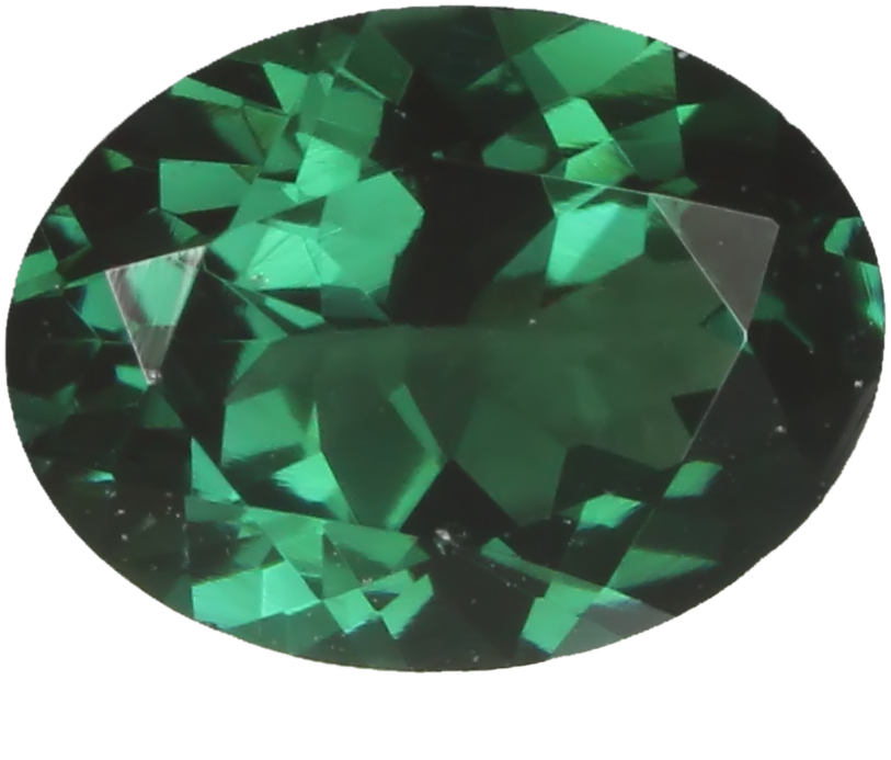 8x6mm Oval Deep Blue-Green Tourmaline
