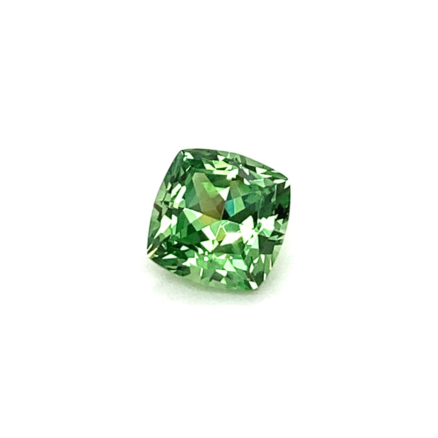 2.32ct Cushion Bright Green Tsavorite