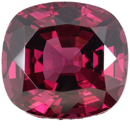 Cushion Deep Burgundy Rhodolite