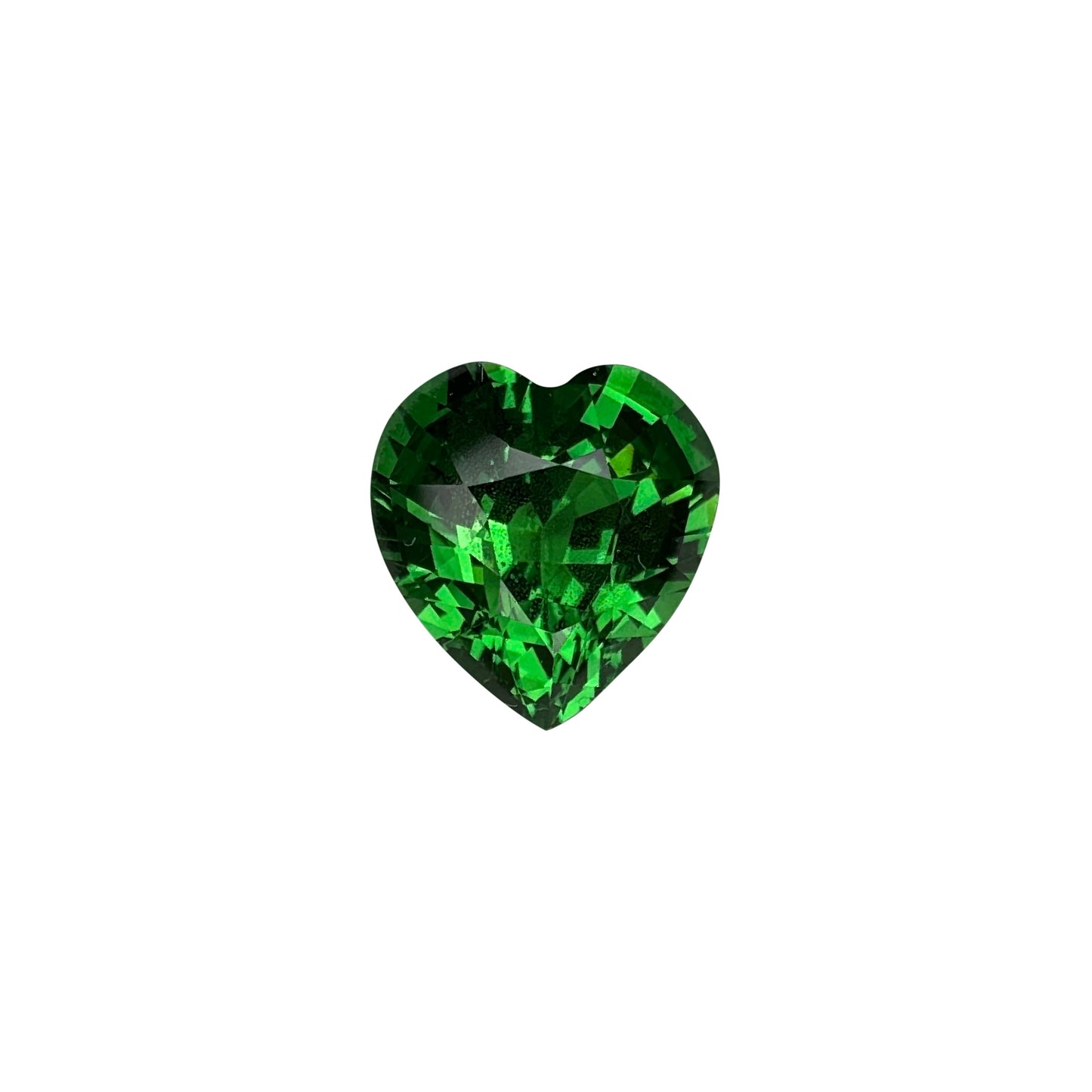 2.08ct Heart Shape Fine Intense Green Tsavorite