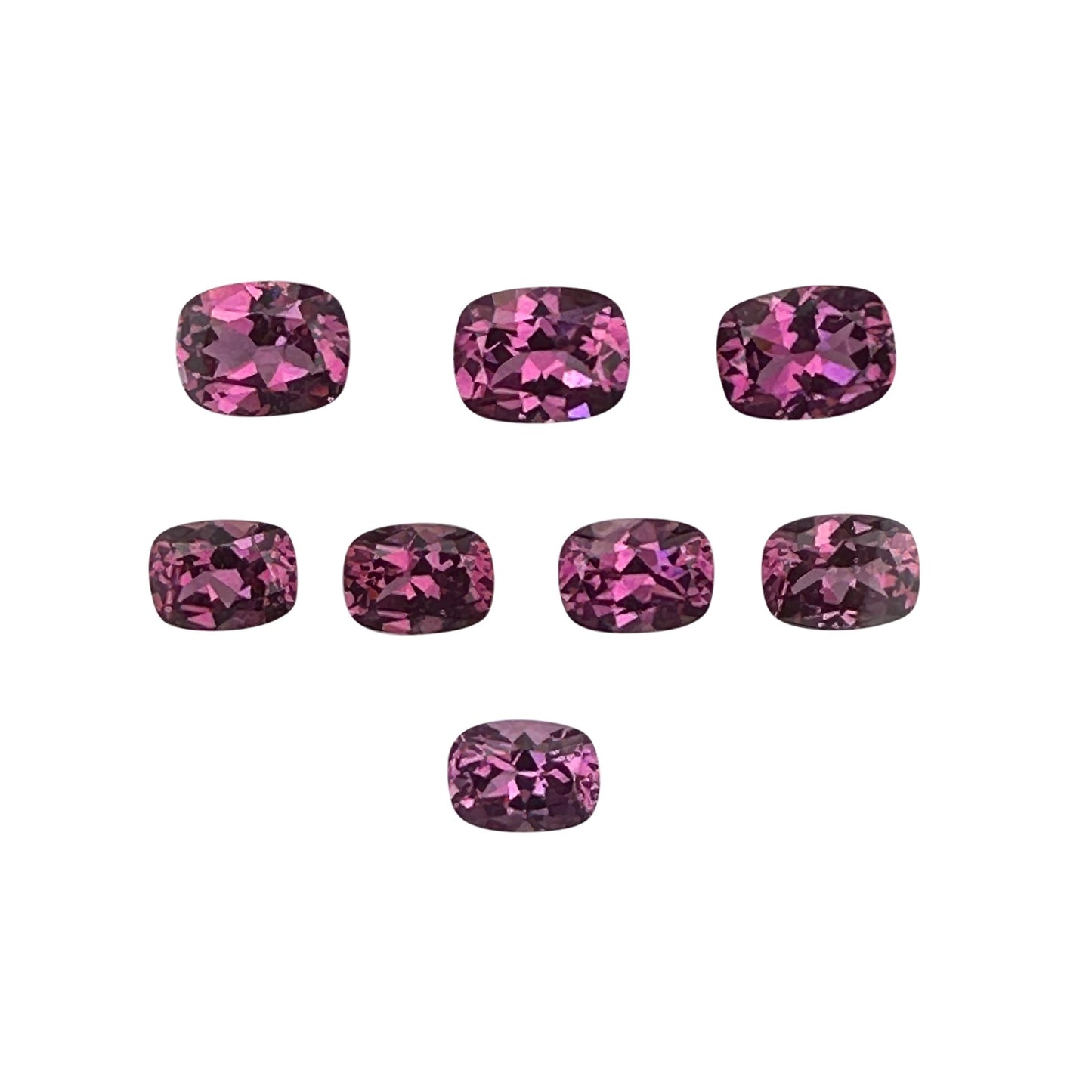 9x7mm Cushion Magenta Garnet
