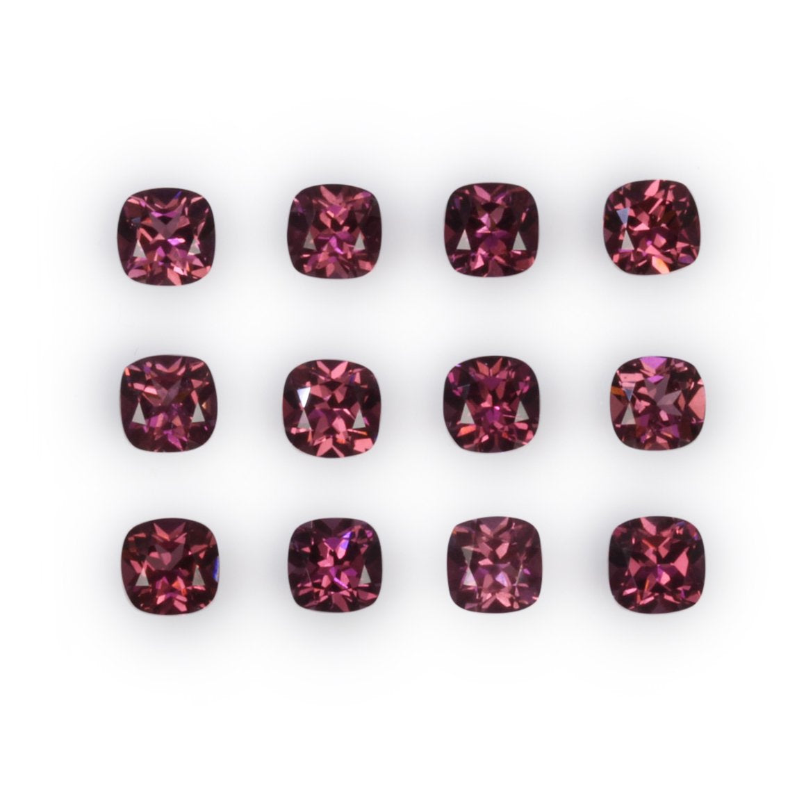 6mm Cushion Light Pink Rhodolite