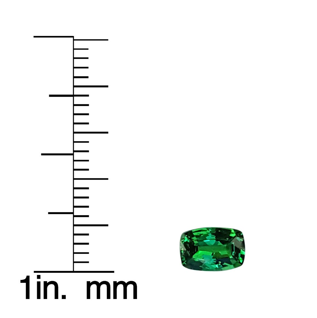 0.94ct Cushion Light Green Tsavorite
