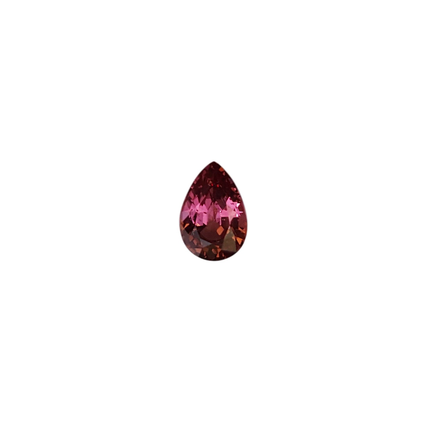 3.34ct Pear Shape Malaya Garnet