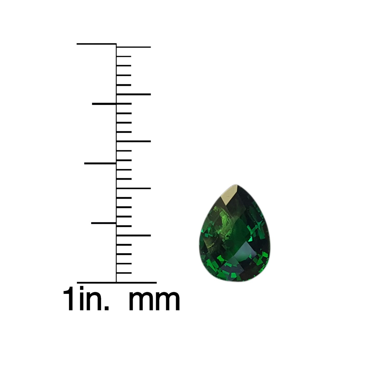 2.85ct Pear Shape Fine Intense Green Tsavorite