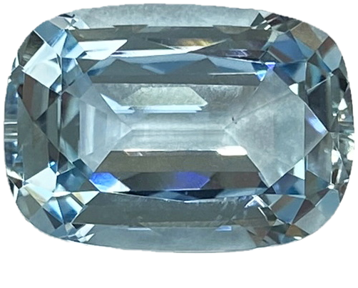 13.61ct Cushion AA Color Aquamarine