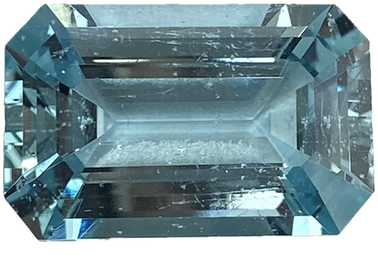 21.96ct Baguette Unheated Aquamarine