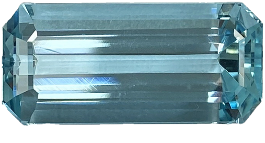 24.22ct Emerald Cut AA Color Aquamarine