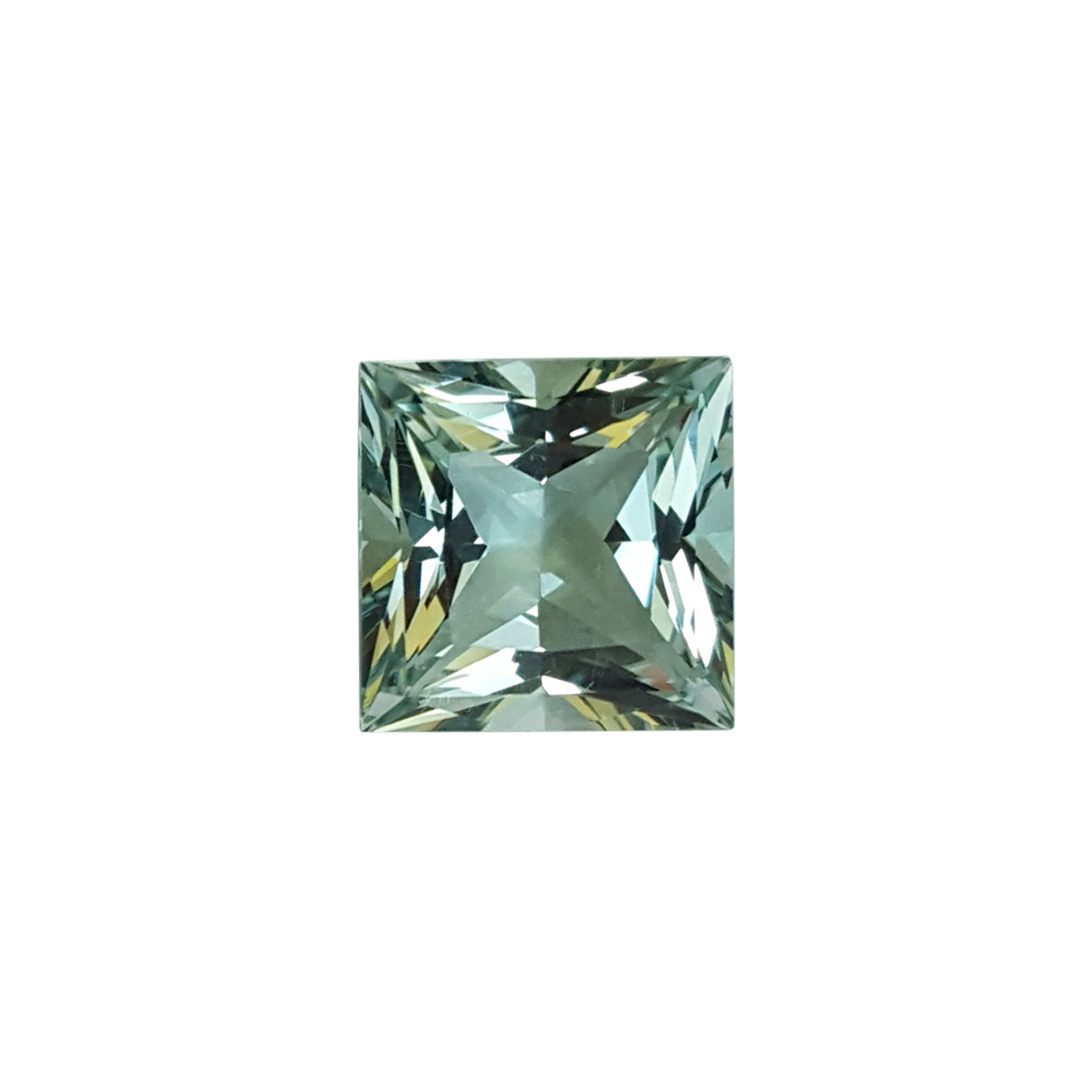 8.23ct Princess Cut AA Color Aquamarine