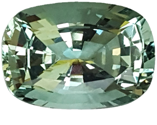 14.1x10mm Cushion AA Color Aquamarine