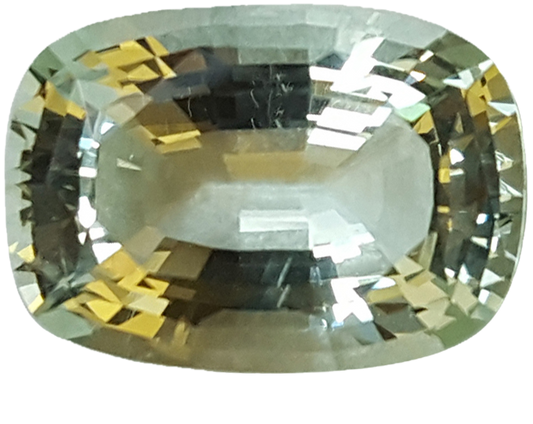 10.03ct Cushion Almost Colorless Aquamarine